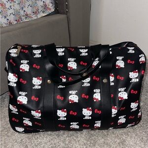 Hello kitty duffel bag w/ wheels